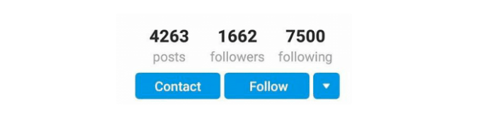 follow unfollow sur instagram